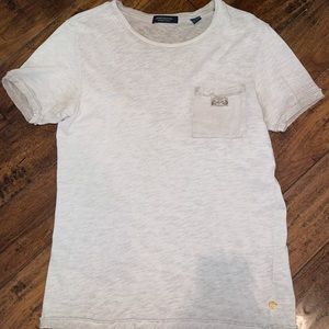 Scotch and soda men’s t shirt grey